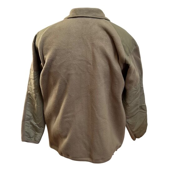 United‎ Join Forces Fleece Military Jacket Polyester Coyote Tan MD/Short  EUC - Picture 3 of 5